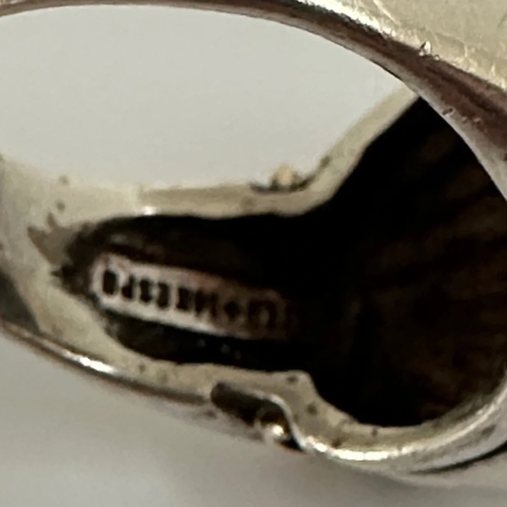 925 silver 14k yellow gold Elegant Silver Ring - Picture 7 of 13